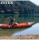 Canoa gonfiabile Intex 68303 Excursion Pro 1 persona remi pompa Kayak